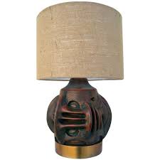 A Brutalist Sculptural Ceramic Table Lamp C 1960s 1stdibs Com Vintage Table Lamp Lamp Table Lamp