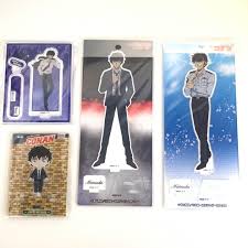 Matsuda Jinpei Acsta Figure Acrylic Stand Chijimasutai Plush Toy Set