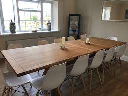 Davenport extending dining table set with option of chairs 2 man delivery. Provence 2 8m Double Butterfly Extending Cross Leg Oak Dining Table