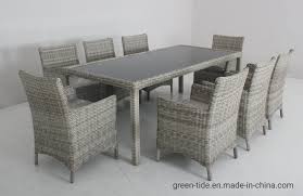 Patio table and chairs : Chinese Outdoor Patio Furniture Garden Rattan Wicker Dining Table Sets China Outdoor Furniture Table