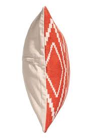 Housse De Coussin Housse De Coussin Coussin Orange Toile De Coton