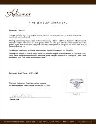 In an appraisal, a certified gemologist or appraisal expert will inspect your jewelry, diamonds and gemstones. Education Diamond Certification Adiamor