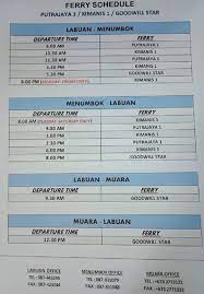 From labuan, you can take a ferry to menumbok where you can catch minivans to beaufort. Jadual Feri Menumbok Labuan Harga Tiket Semakan My