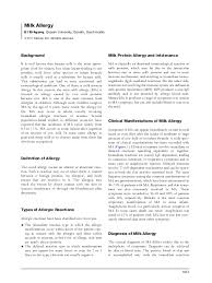 Pdf The Challenge Of Cow Milk Protein Allergy El Sayed Elagamy Academia Edu