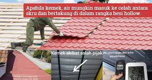 Penebat dipasang di bawah dek bumbung. Video Mungkin Lebih Murah Tapi Ini Risiko Penggunaan Bumbung Jenis Metal Deck Step