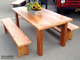 This Simple Farm Table Design Is Built Using Old Growth Douglas Fir Reclaimed From A Granary In Petaluma Ca Custom Furniture Industrial Dining Table Furniture