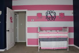 The patterned pink wallpaper looks gorgeous, and it. Pink Grey And Navy Nursery Project Nursery
