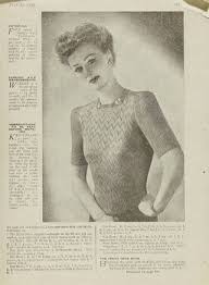 Free vintage men's knitting crochet neck tie patterns. V A 1940s Knitting Patterns
