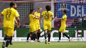 Live streaming final dfb pokal antara rb leipzig vs borussia dortmund bakal tersaji pada jumat (14/05/21) pukul 01.45 dini hari wib. Rb Leipzig Vs Borussia Dortmund Football Match Report June 20 2020 Espn