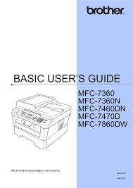 Windows xp, visa, windows 7,8 (32 & 64 bits). Brother Mfc 7470d User S Guide Manualzz