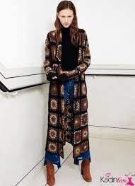 Zara Orme Uzun Ceket Modelleri Yeni Sezon Koleksiyonu Kadinlive Com Boho Tarzi Kadin Hirkalar