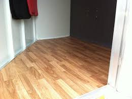 Glueless Vinyl Flooring Laid Over Existing Carpet Then Insulation Then Ply Horse Trailer Living Quarters Horse Trailer Organization Trailer Remodel