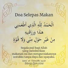 Ustaz zamri zainuldin doa selepas solat bahasa arab. Doa Selepas Makan Bekaldiri