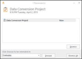 How To Set A Task Reminder In Outlook Dummies