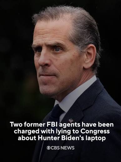 The Justice Department has charged two former FBI officials with lying to Congress over questions about Hunter Biden's laptop, according to the U.S. attorney for the District of Columbia, Jeanine Pirr
