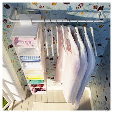 Where to put clothes racks in your home? Mulig Clothes Bar White Ikea