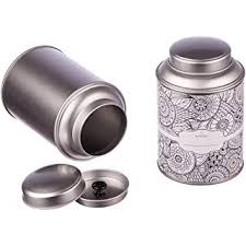 Casa Pura Trendige Vorratsdose Scatola Zur Aufbewahrung Von Mehl Zucker Musli Kaffee Tee Metalldose Mit Luftdichtem Deckel Grosses S Dose Weissblech Teedosen