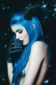 Dark Blue Hair Blue Hair Dark Blue Makeup