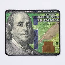 100 Dollar Bill Mouse Pads & Desk Mats for Sale