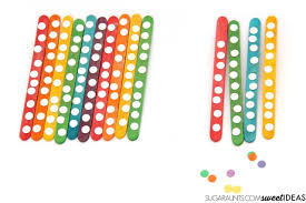 Rainbow Math Popsicle Stick Hundreds Chart The Ot Toolbox