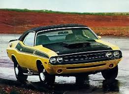 Image result for Bright Yellow 1971 Challenger