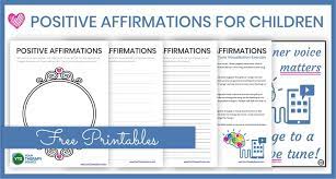 These online teaching activities will take no preparation ahead of time. Positive Affirmations For Children Your Therapy Source