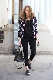 Fashion And Style Knitted Summer Top Floral Bomber Jacket Outfit Floral Bomber Jacket Bomber Jacket Outfit
