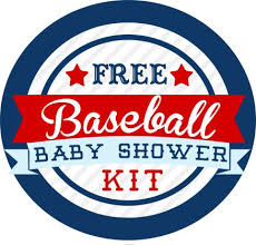 Free Baseball Themed Baby Shower Kit Baby Shower Kit Baseball Baby Shower Theme Sports Baby Shower