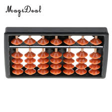 The soroban (算盤, そろばん, counting tray) is an abacus developed in japan. 7 Rods Brown Beads Arithmetic Abacus Soroban Calculating Frame Kids Mathematical Teaching Aids Kids Educational Toy Math Toys Aliexpress
