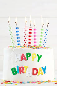 Gateau D Anniversaire Happy Birthday Multicolore Avec Ses Bougies Et Confettis Bougie Anniversaire Gateau Anniversaire Beaux Gateaux D Anniversaire