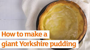 Homequick dessert recipeshow to make yorkshire puddings | jamie oliver. Giant Yorkshire Pudding Recipe Sainsbury S Youtube