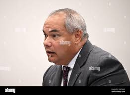 Melbourne, Australia. 28th Aug, 2023. Gold Coast Mayor Tom Tate during the  inquiry into Commonwealth, Olympic and Paralympic Games preparedness,  Melbourne, Monday, August 28, 2023. (AAP Image/Joel Carrett) NO ARCHIVING  Credit: Australian