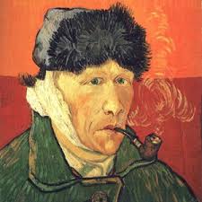 Self-portrait With Bandaged Ear, Poster Print Painting, Wall Art Décor