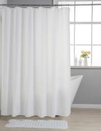For use as a shower liner or shower curtain, this versatile, 2 in 1 fabric shower liner helps keep water where it belongs, rustproof grommets and magnetic weights help prevent tears and excess billowing. Amazon Com Amazerbath Lightweight Shower Curtain Liner 72x72 Inches Peva 3g Shower Curtain Liner With Magnets And 12 Grommet Holes Waterproof Thin Plastic Liners White Kitchen Dining