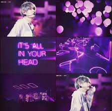 Bts's kim taehyung celebrates his birthday on december 30. Bts V Neon Purple Aesthetic By Beaxh Bxtch On Deviantart