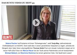 Einen tag später strahlt das zdf um 20. Stefan Niggemeier On Twitter Bunte Muss Falsche Geschichte Uber Helene Fischer Auf Der Titelseite Richtigstellen