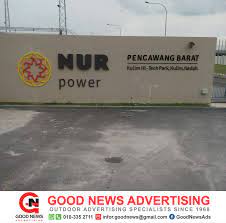 Mn power transmission sdn bhd. 3d Embossed Main Gate Signage Complete Set And Installation For Nur Power At Kulim Hi Tech Park By Good News Advertising Good News Advertising Bunting Signboard Flyer Sticker Printing Your