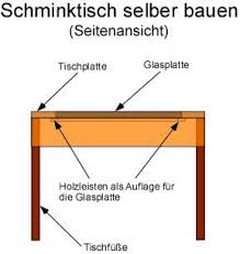 Ein blick in ihre badezimmer offenbart folgenden anblick: Anleitung Einen Schminktisch Aus Holz Und Glas Bauen Frag Den Heimwerker Com