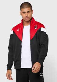 Zeigen sie ihren geist mit einem offiziell lizenzierten ac milan pullover, einer fleecejacke, einer lederjacke und vielem mehr aus dem ultimativen. Buy Puma Black Ac Milan Iconic Mcs Track Jacket For Men In Mena Worldwide 75665401