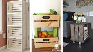 See more ideas about home diy, diy furniture, wooden crate. 25 Wood Crate Storage Ideas Youtube