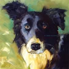 Daily Paintworks The Eternally Happy Sally Long Sok Original Fine Art For Sale C Anne Ducrot Canine Art Dog Art Dog Paintings