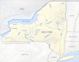 Lionel pincus and princess firyal map division, the new york public library. Physical Map Of New York