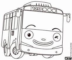 Here's a set of printable alphabet letters coloring pages for you to download and color. Resultado De Imagen Para Buses Para Colorear Tayo The Little Bus Coloring Pages For Kids Little Bus