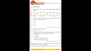 Kelas 8 Pola Bilangan Uji Kompetensi 1 Pilihan Ganda Youtube