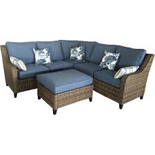 Enjoy free shipping with your order! Creative Courtyard Raffia 4 Pc Sectional Sofa Set Patio Sets Patio Garden Garage Shop The Exchange