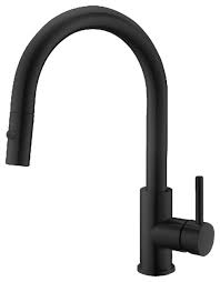Signaturehardware.com has been visited by 10k+ users in the past month In Stock Stylish Single Handle Pull Down Matte Black Kitchen Faucet Contemporary Kitchen Faucets By Stylish International Inc Houzz