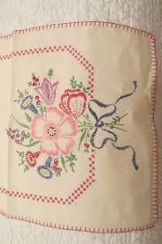 Vintage Table Runner Embroidered Handmade Table Scarf Sale Vintage Table Runner Handmade Table Table Scarf