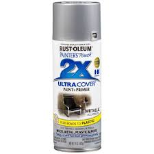 It dries to the touch in one hour, and is dry enough to handle in three hours. Rust Oluem 12oz 2x Painter S Touch Ultra Cover Spray Paint Aluminum Target