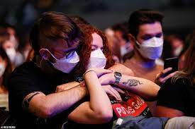 5 000 Fans In Masks Pack Into Barcelona Concert After Passing Same Day Coronavirus Test Daily Mail Online