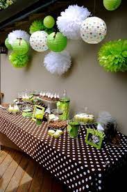 A green baby shower is a celebration of life. Green And Brown Baby Shower Decorations Baby Shower Brown And Green Baby Shower Ideas Green Baby Shower Baby Shower Decorations Frog Baby Showers